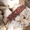 Bracelet Brass Gemstone Semi precious stone