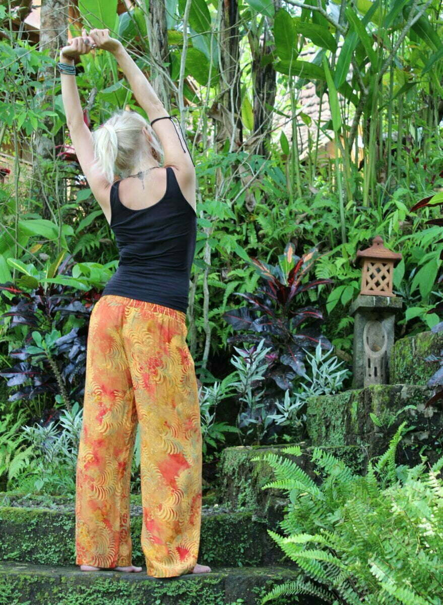 Yogoa Hose Hippie Orange Batik