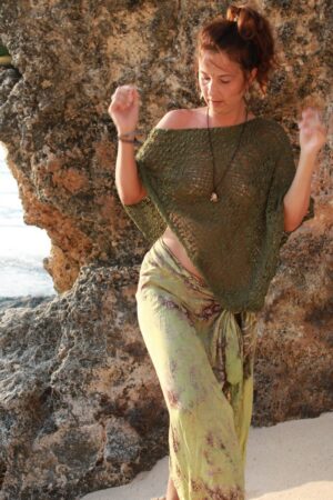 Hippie Beach Styles Sarong as Dress