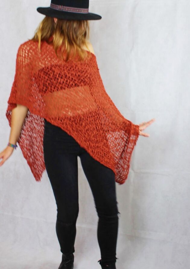 Mermaid Poncho Boho Jeans Urban Street Style