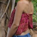 Hippie Batik Top Rückenfrei