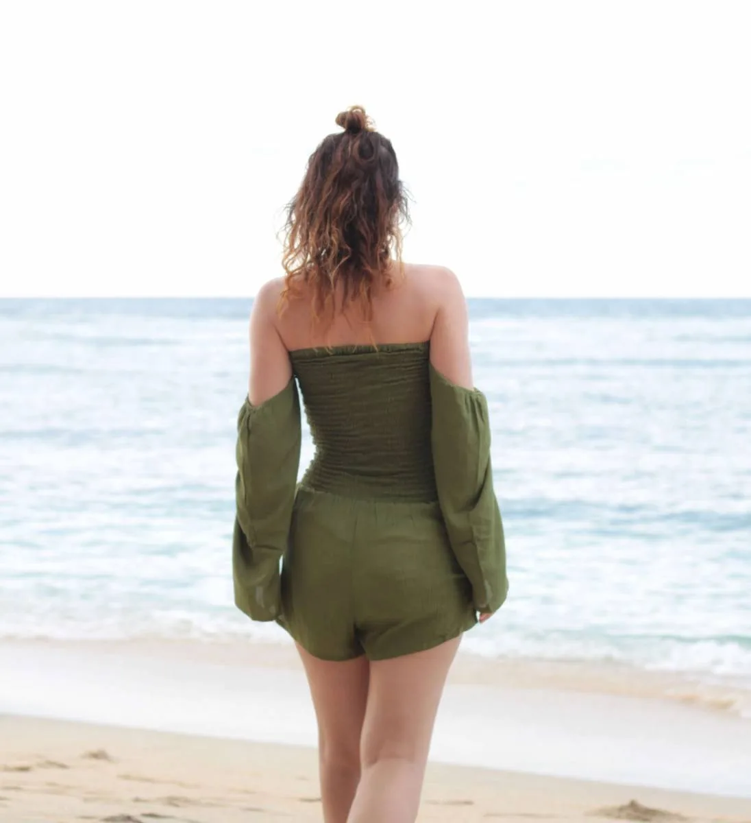 Off Shoulder Beach Jumpsuit Woman Ibiza Boho Style - Weltentänzer