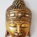 Buddha Maske Gold Handgefertigt