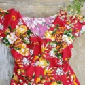 Summer Dress Floral Pattern Hawaii Style