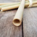 6 Stück Nachhaltige Strohhalme Trinkhalme Bambus