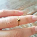 Boho Knuckle Ring Midi Ring Fingerspitzenring Silber