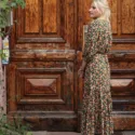 Modern Hippie Kleid Blumenmuster