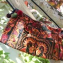 Bohemian handbag small with embroidery
