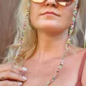Hippie Brillenkette Sonnenbrille Festival Style