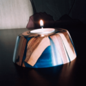Teelicht Kerzen Halter Holz Handgefertig Weihnachtsgechenke