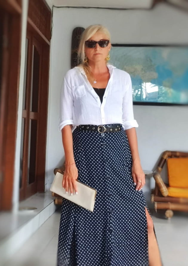 Polka Dot Business Outfit