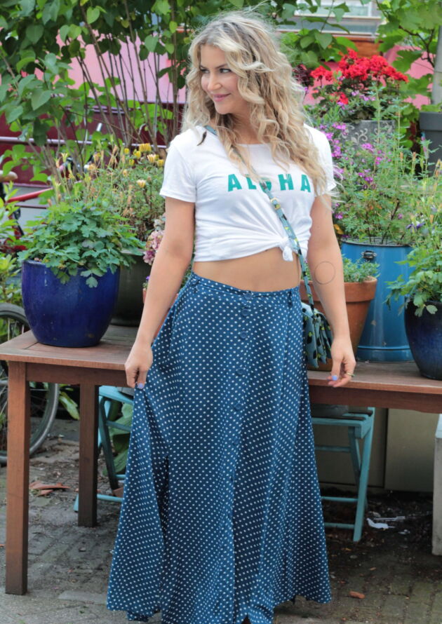 Polka Dot Sommer Outfit Boho Ibiza Style