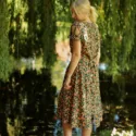 Blumenkleid Sommerkleid Midi Ibiza Kleid
