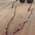 Fine Sunglasses String Colorful agate gemstones Boho Beach Jewelry Ibiza Style
