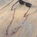 Fine Sunglasses Holder Colorful agate gemstones