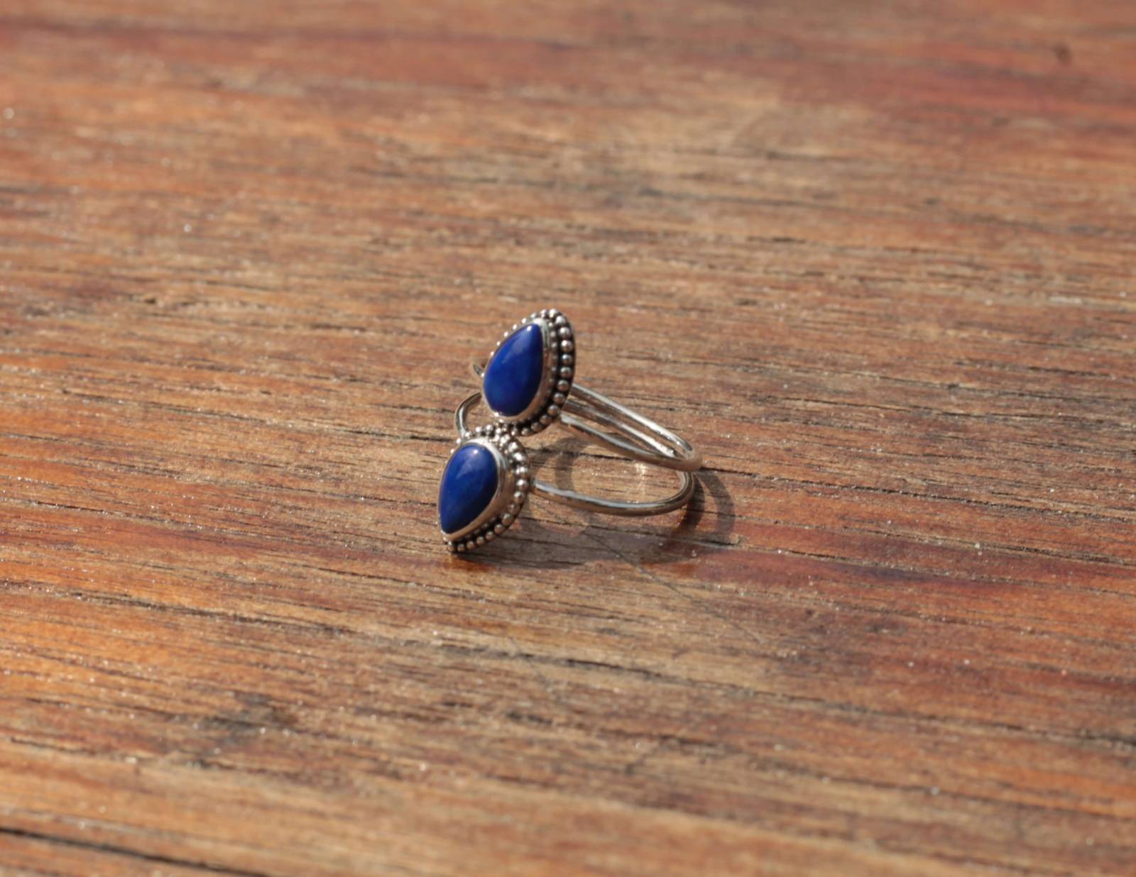 Dainty Bohemian Handmade Girls Jewelry P1431 Details about   Lapis Lazuli Stone 925 Silver Ring
