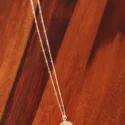 Silber Münz Halskette Schützedes Auge Mondstein Medaillon Schmuck aus Bali Handgefertigt (4)