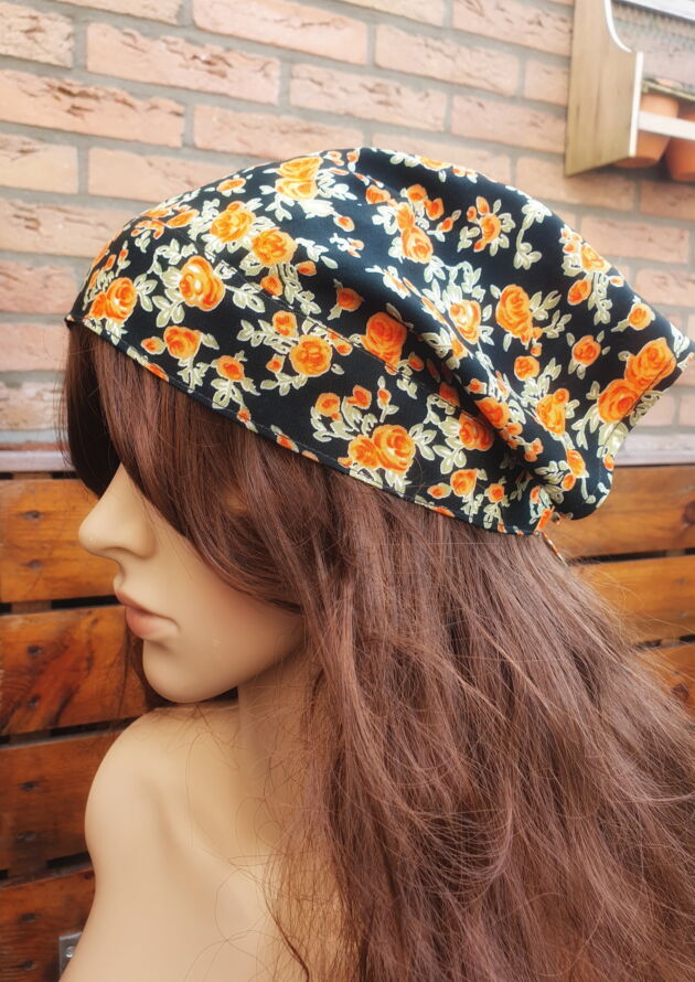 Boho Blumen Dreiecks Kopf Tuch 70er Jahre Retro Bandana Kopbedeckung Damen Hippie (27)