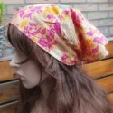 Boho Blumen Dreiecks Kopf Tuch 70er Jahre Retro Bandana Kopbedeckung Damen Hippie Sommer Tücher