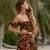 Boho Zweiteiler Kleid Maxi Blumenmuster Sommer Ibiza Style
