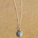 Opal Halskette Boho Witchy Style Silber (7)