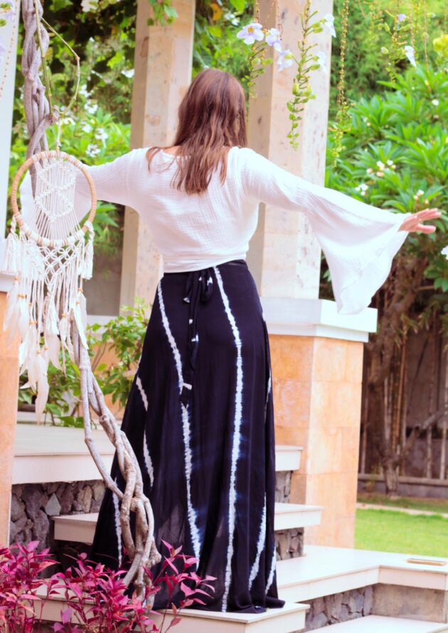 Batik-Maxi-Rock-Hippie-Boho-Sommer-Strand