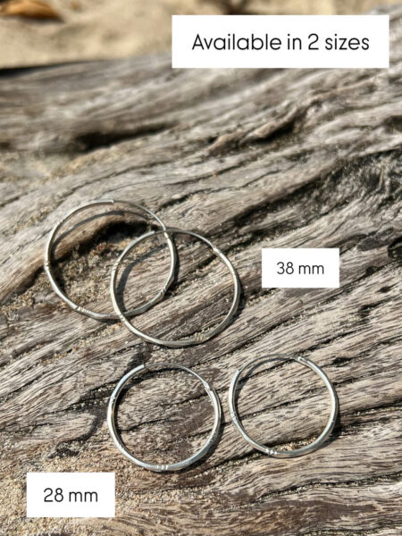 Product image Kleine-Silber-Creolen-Ohrringe-fine-Hoops-every-day