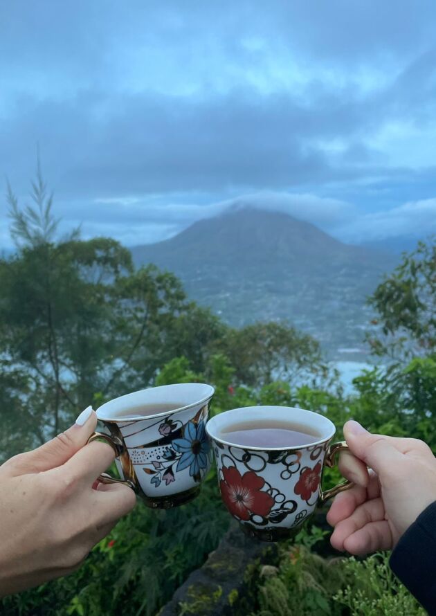 High Tee on a Batur Hike