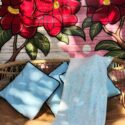 Batik Sarong Blautöne Sommer Strand Tuch Kopftuch Schal