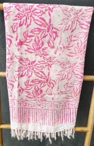 produkt bild Batik Sarong Pink Blumen