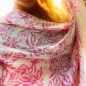 Batik Schal Tuch Pink