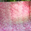 Batik Strandtuch Tuch Schal Turban Bikini Überwurf Parero Sarong Pink Blumen Bali