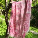 Batik Tuck Strandtuch Sarong Pink