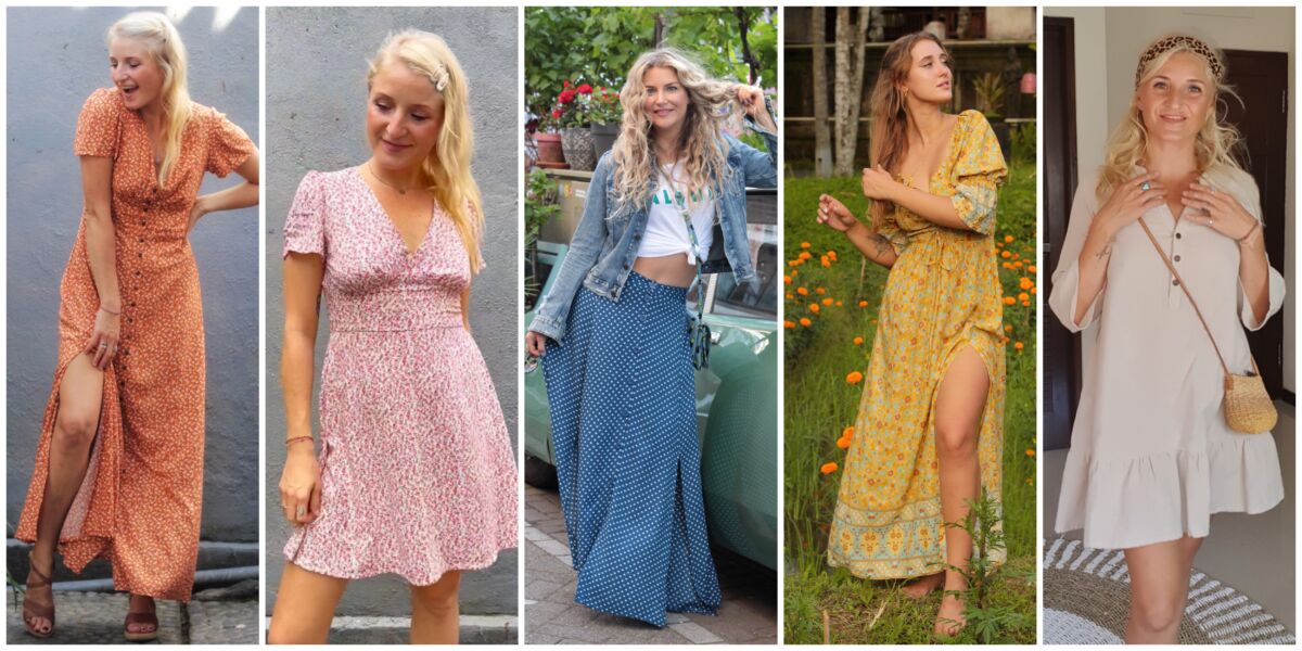 5 Boho Sommer Outfits