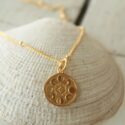 Coin-necklace-moon-phases-gold-plated