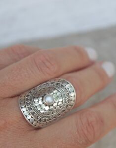 Großer-Boho-Ring-Mandala-Statement-Hippie-Ring-Silber