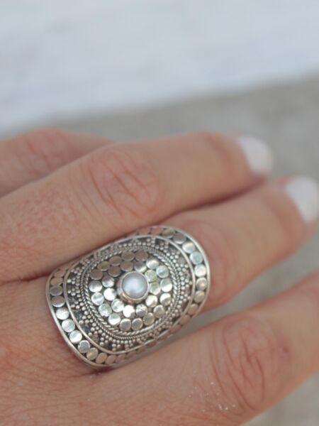 Product image Statement-Ring-Mandala-Bali-Ring-925-Silber