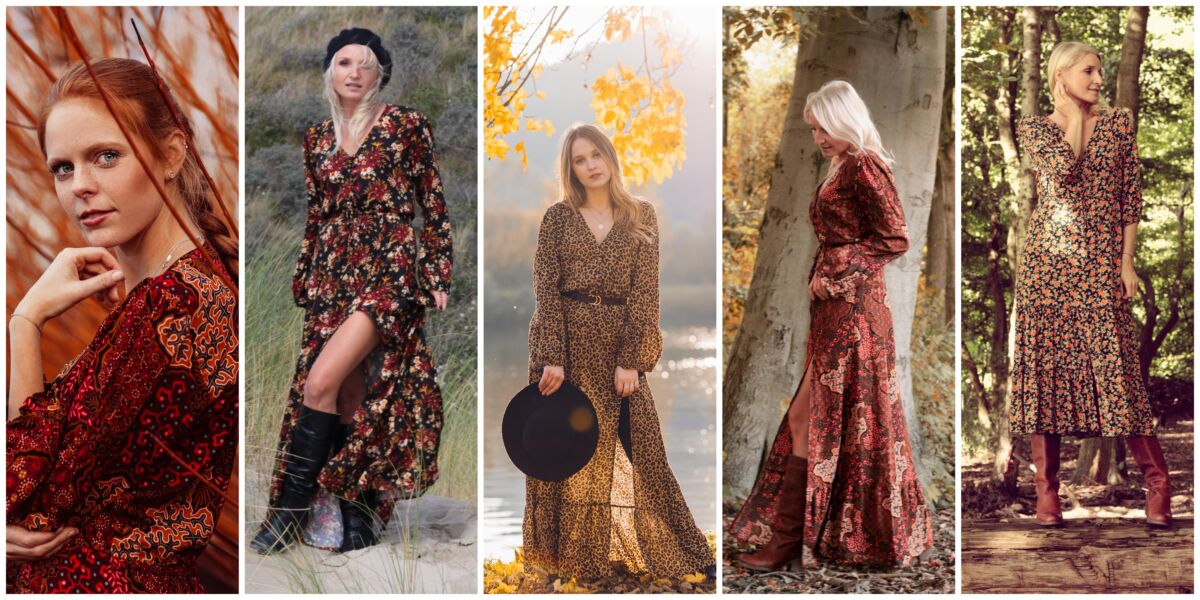 Schicke Herbst Outfits und Kleider Boho Style Blog