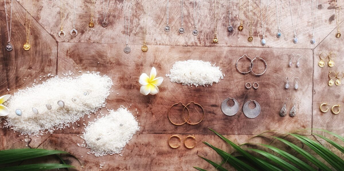 Weihnachtsgeschenkideen für Frauen Boho Schmuck aus Bali Handgefertigt Silber